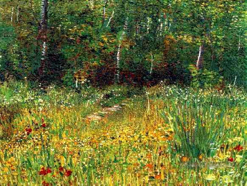 Park à Asnières au printemps Vincent van Gogh Peintures à l'huile